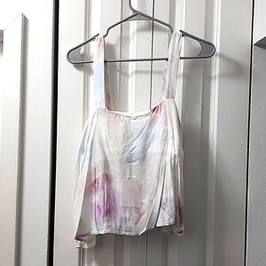 Watercolor crop top